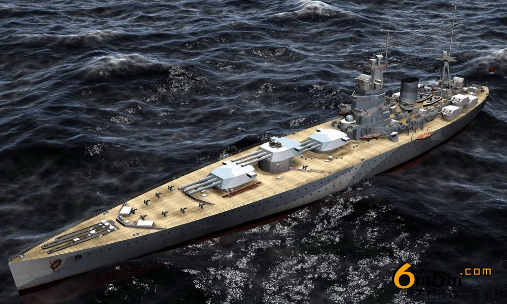 柳北纳尔逊军舰模型
